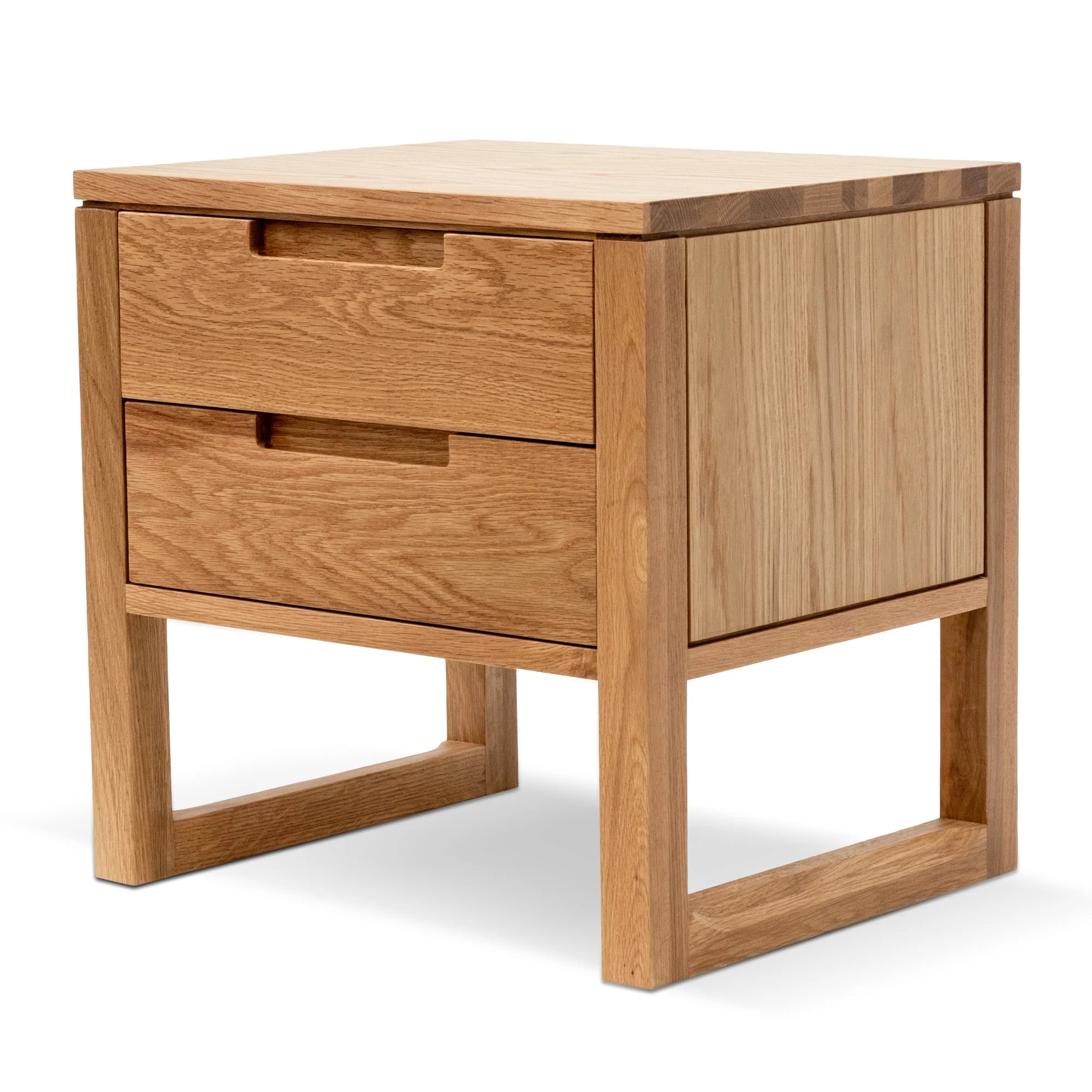 Modern Oak Bedside Table with Drawer